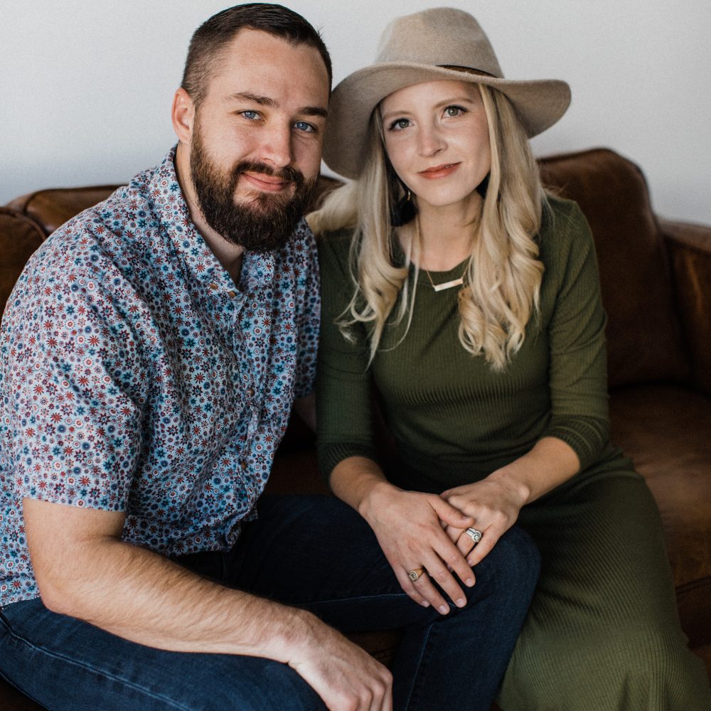 Logun and Emily, founders of Two Feather Films